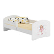 Kinderbett LUK II mit Schutzgitter - 140 x 70/160 x 80 cm
