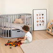 BusyKids MIRACLE 7-in-1 mitwachsendes Babybett mit Matratze