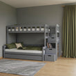 BusyKids Etagenbett FOXY-MAX mit Aufbewahrungstreppe 90 x 200 / 120 x 200 cm