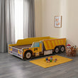 Kinderbett RIKO mit Grafik und Matratze - 140 x 70/160 x 80 cm