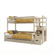 BusyKids Etagenbett LUMI-MAX mit Aufbewahrungstreppe 90 x 200 / 120 x 200 cm