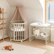BusyKids MIRACLE 7-in-1 mitwachsendes Babybett mit Matratze