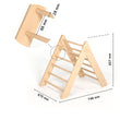 Set - Pikler Dreieck mit Rutsche/Kletterleiter