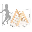 Set - Pikler Dreieck mit Rutsche/Kletterleiter