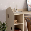 Offener Kinderkleiderschrank in Form eines Hauses BusyKids
