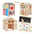Set - BusyBoard Häuschen natura und kreativer Würfel