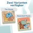 Mehrstufigen Puzzle „Tiere“ BusyKids