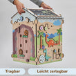 Busyboard Spielhaus DINO mit Beleuchtung