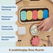 Set - BusyBoard Häuschen natura und kreativer Würfel