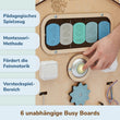 BusyBoard sensorisches Spielhaus Natura Mint - limitierte Auflage