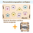Set - BusyBoard Häuschen natura/pastell und kreativer Würfel