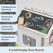 BusyBoard sensorisches Spielhaus Weiß/Pastell - limitierte Auflage