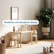 Set aus zwei Stühlen mit bezauberndem Tierdesign und einem kompakten Tisch