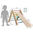 Set - Pikler Dreieck mit Rutsche/Kletterleiter