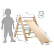 Set - Pikler Dreieck mit Rutsche/Kletterleiter