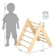 Set - Pikler Dreieck mit Rutsche/Kletterleiter