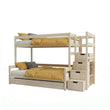 BusyKids Etagenbett LUMI-MAX mit Aufbewahrungstreppe 90 x 200 / 120 x 200 cm
