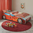 Kinderbett AUTO mit Grafik und Matratze - 140 x 70/160 x 80 cm