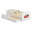 Kinderbett LUK-MAX mit Zusatzbett 145 x 80 cm und Matratze
