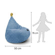 Kinder-Sitzsack Tiny Drop – weicher und robuster FEEL-Cordstoff