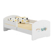Kinderbett LUK II mit Schutzgitter - 140 x 70/160 x 80 cm