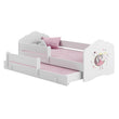 Kinderbett FALA-MAX mit Zusatzbett 145 х 80 cm und Matratze