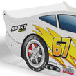 Kinderbett CARS mit Grafik  - 140 x 70 cm