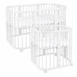 BusyKids MIRACLE 7-in-1 mitwachsendes Babybett mit Matratze