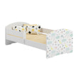 Kinderbett LUK II mit Schutzgitter - 140 x 70/160 x 80 cm
