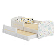 Kinderbett LUK-MAX mit Zusatzbett 145 x 80 cm und Matratze