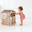 BusyBoard sensorisches Spielhaus Natura Pastell - limitierte Auflage