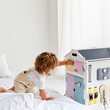 BusyBoard sensorisches Spielhaus Weiß/Pastell - limitierte Auflage